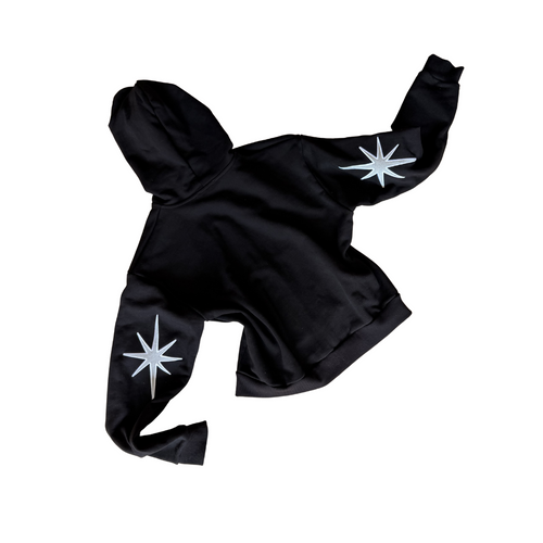 Polaris Zip Hoodie - Black
