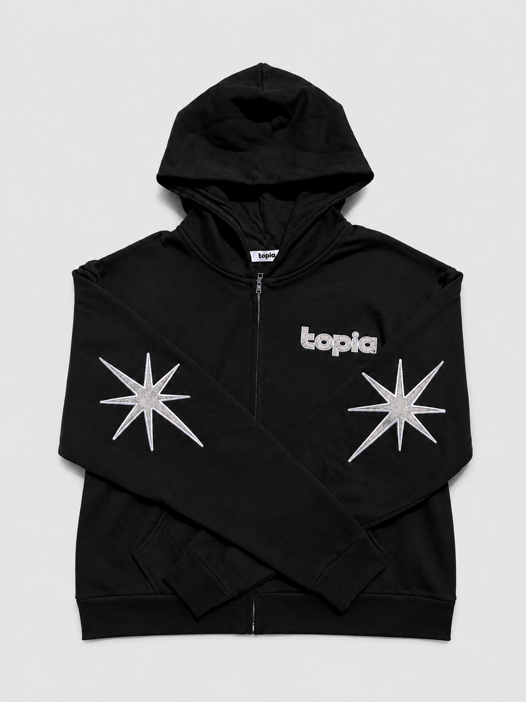 Polaris Zip Hoodie - Black